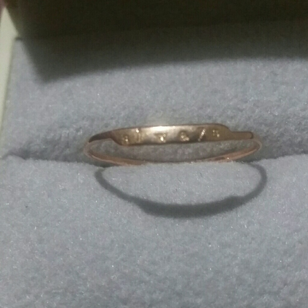 Sz 6 ~ Catbird "always" ring in 14k rose gold